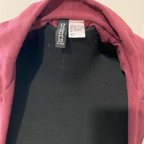 Jacket for women, size US 4, red wine. - Picture 1 of 4
